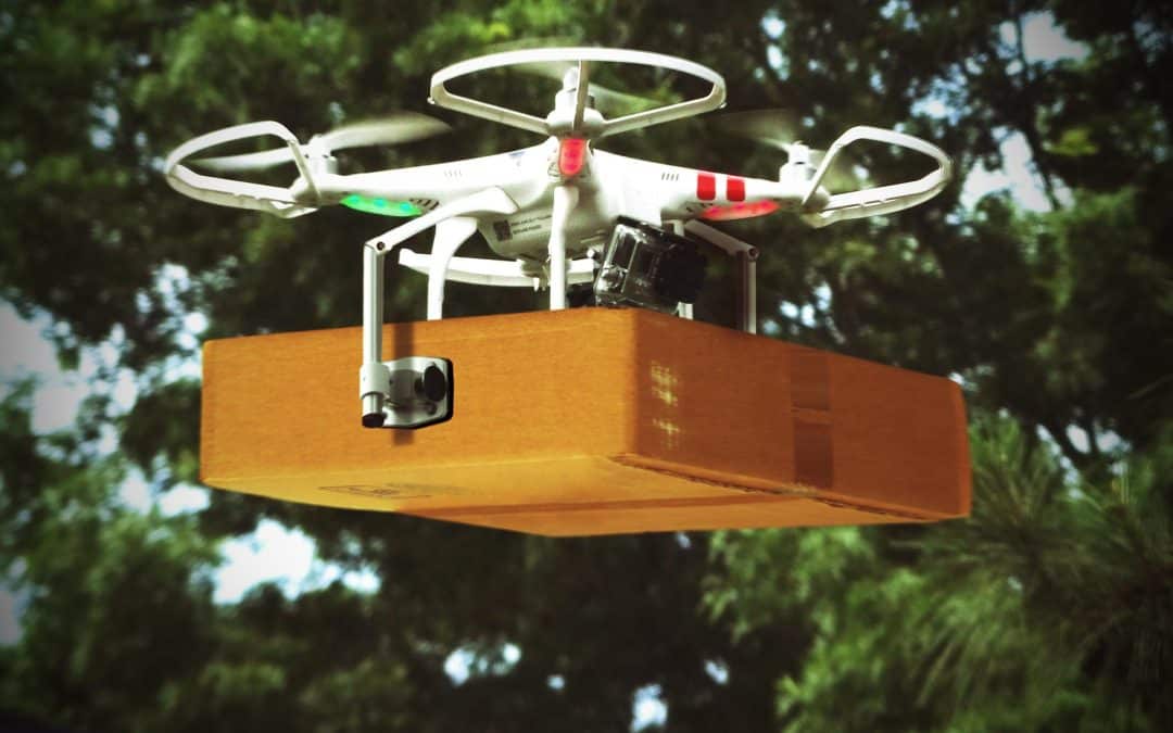 New trials for delivering goods by drones