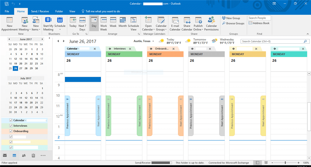 Microsoft 365 - Shared Calendars