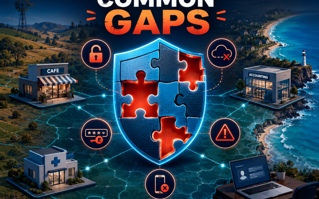 Common cybersecurity gaps in small businesses across the Mid North Coast and Regional NSW