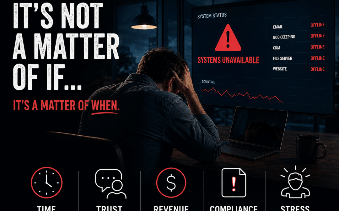 What would be the impact if your systems were unavailable tomorrow?