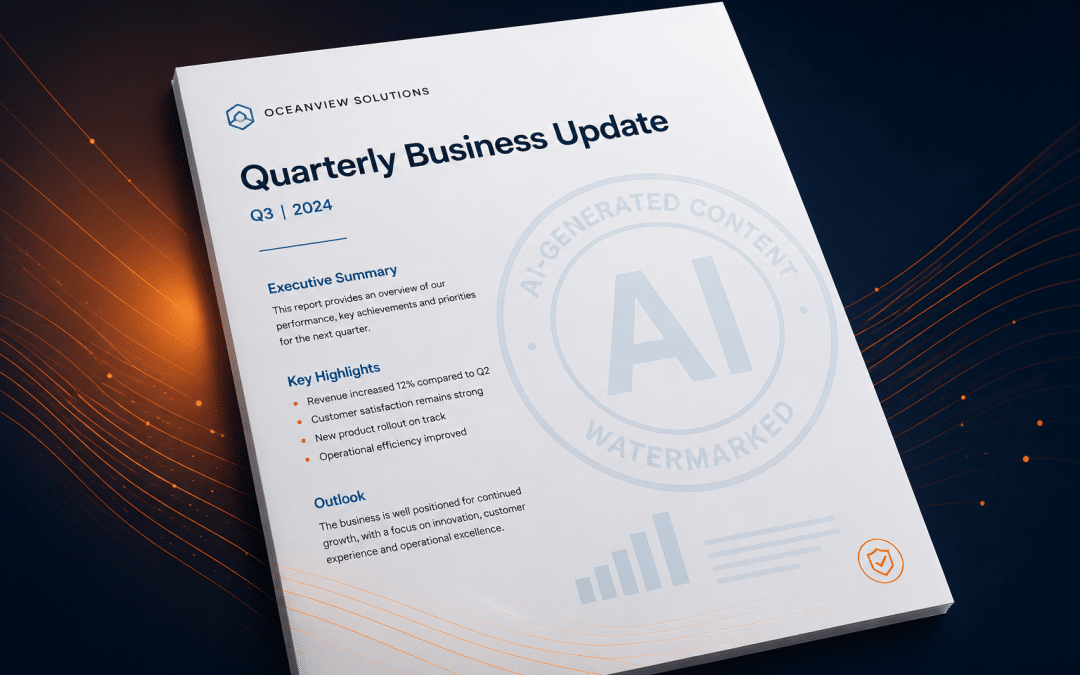 AI Watermarking and AI Governance for Business: What You Need to Know